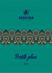 Authorized DEEPTEX BATIK PLUS VOL 11 Wholesale  Dealer & Supplier from Surat