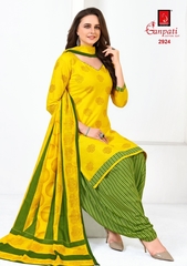 New released of GANPATI PATIYALA HOUSE RUHI VOL 7 by GANPATI COTTON SUITS Brand