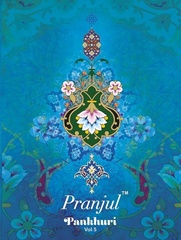 New released of WHOLESALE PRANJUL PANKHURI KURTI FABRICS by PRANJUL Brand