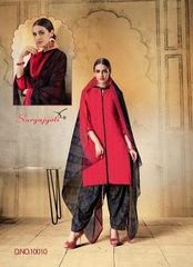 Authorized SURYAJYOTI READYMADE CHIFFON PATIYALA VOL 10 Wholesale  Dealer & Supplier from Surat