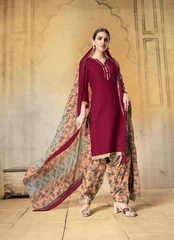 Authorized SURYAJYOTI READYMADE CHIFFON PATIYALA VOL 10 Wholesale  Dealer & Supplier from Surat