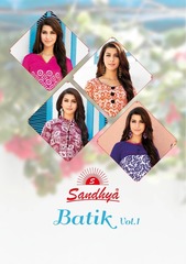 Authorized SANDHYA BATIK VOL 1 Wholesale  Dealer & Supplier from Surat