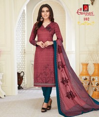 New released of GANPATI JEEYA VOL 1 by GANPATI COTTON SUITS Brand