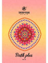 Authorized DEEPTEX BATIK PLUS VOL 12 Wholesale  Dealer & Supplier from Surat