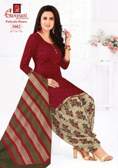 New released of GANPATI PATIYALA HOUSE VOL 8 by GANPATI COTTON SUITS Brand