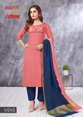 New released of AARVI AHIILYA VOL 1 READYMADE DRESS by AARVI FASHION Brand