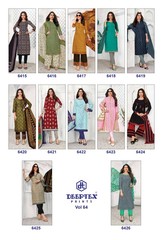 Authorized DEEPTEX MISS INDIA VOL64 Wholesale  Dealer & Supplier from Surat