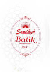 Authorized SANDHYA BATIK PRINT VOL 2 Wholesale  Dealer & Supplier from Surat