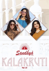 Authorized SANDHYA KALAKRUTI READYMADE VOL 23 Wholesale  Dealer & Supplier from Surat