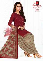 New released of GANPATI PATIYALA HOUSE VOL 9 by GANPATI COTTON SUITS Brand