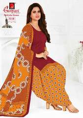 New released of GANPATI PATIYALA HOUSE VOL 9 by GANPATI COTTON SUITS Brand