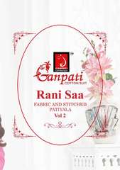New released of GANPATI RANI SAA RUHI VOL 2 by GANPATI COTTON SUITS Brand
