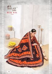 Authorized BALAJI COTTON IKKAT WAX SAREE VOL 1 Wholesale  Dealer & Supplier from Surat