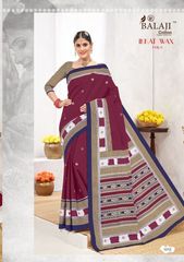 Authorized BALAJI COTTON IKKAT WAX SAREE VOL 1 Wholesale  Dealer & Supplier from Surat