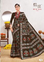 Authorized BALAJI COTTON IKKAT WAX SAREE VOL 1 Wholesale  Dealer & Supplier from Surat