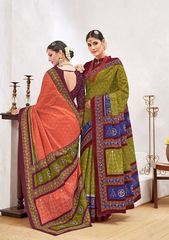 New released of BALAJI COTTON IKKAT WAX SAREE VOL 1 by BALAJI COTTON Brand