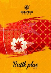 Authorized DEEPTEX BATIK PLUS VOL 15 Wholesale  Dealer & Supplier from Surat