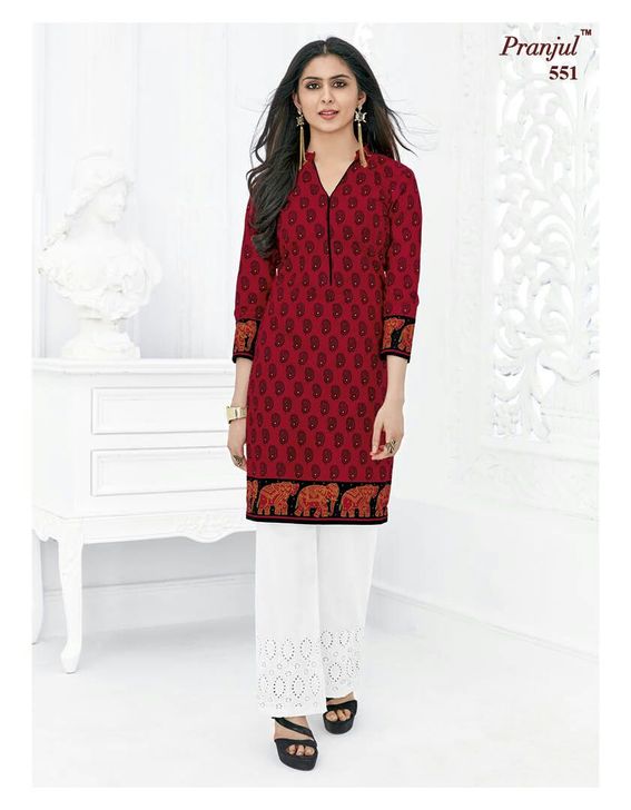 WHOLESALE PRANJUL PANKHURI KURTI FABRICS DEALER SUPPLIER