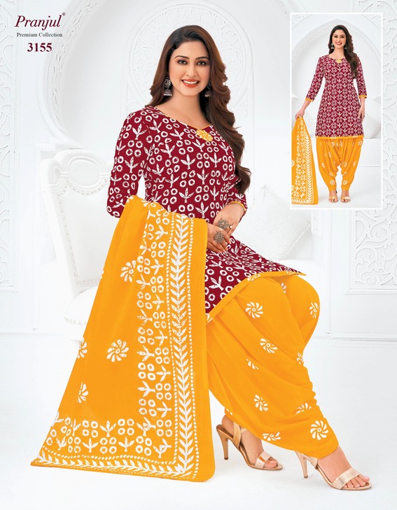 Pranjul cotton dress material sales