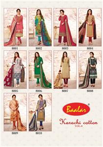 Baalar Karachi Cotton Vol 8