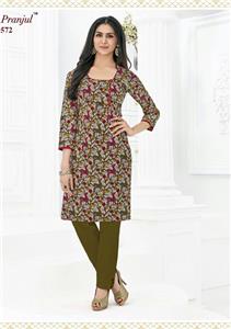 Wholesale Pranjul Pankhuri Kurti Fabrics