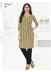 Wholesale Pranjul Pankhuri Kurti Fabrics