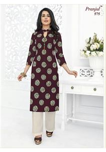 Wholesale Pranjul Pankhuri Kurti Fabrics