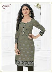 Wholesale Pranjul Pankhuri Kurti Fabrics