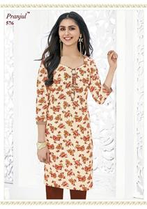 Wholesale Pranjul Pankhuri Kurti Fabrics