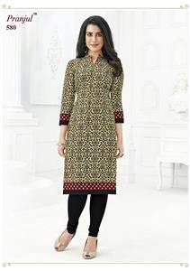 Wholesale Pranjul Pankhuri Kurti Fabrics