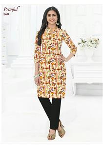 Wholesale Pranjul Pankhuri Kurti Fabrics