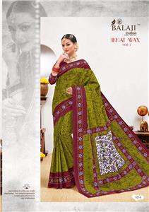 Balaji Cotton Ikkat Wax Saree Vol 1