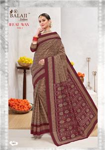 Balaji Cotton Ikkat Wax Saree Vol 1