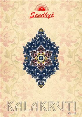 SANDHYA KALAKRUTI VOL 16 STITCHED