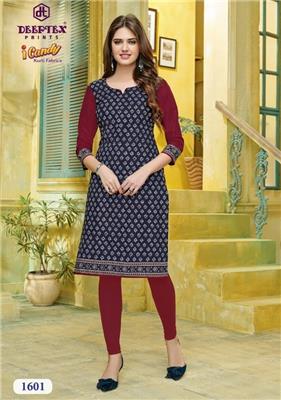 DEEPTEX I CANDY VOL 16 Unstitched Kurtis Wholesaler