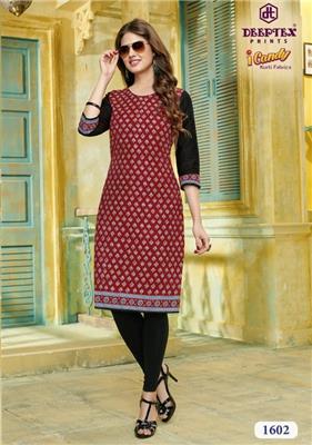 DEEPTEX I CANDY VOL 16 Unstitched Kurtis Wholesaler