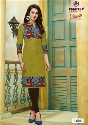 DEEPTEX I CANDY VOL 16 Unstitched Kurtis Wholesaler