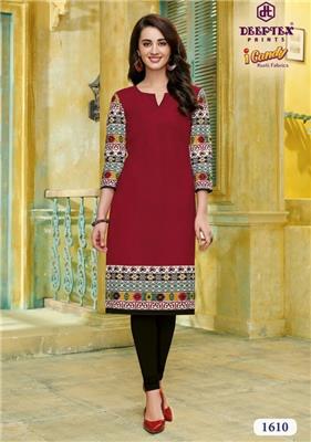 DEEPTEX I CANDY VOL 16 Unstitched Kurtis Wholesaler