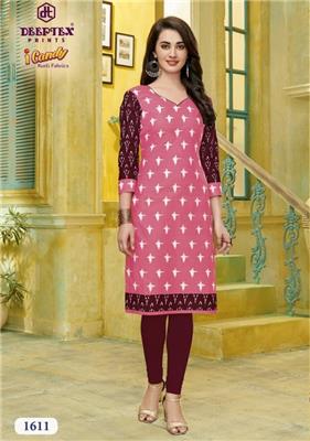 DEEPTEX I CANDY VOL 16 Unstitched Kurtis Wholesaler