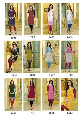 DEEPTEX I CANDY VOL 16 Unstitched Kurtis Wholesaler