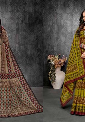 DEEPTEX MOTHER INDIA VOL 30 pure cotton printed  saree