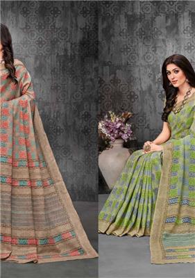 DEEPTEX MOTHER INDIA VOL 30 pure cotton printed  saree