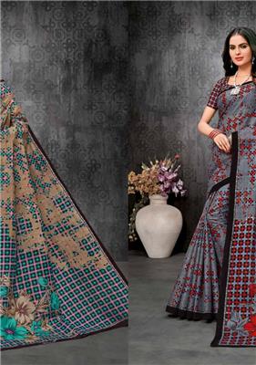 DEEPTEX MOTHER INDIA VOL 30 pure cotton printed  saree