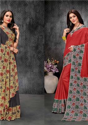 DEEPTEX MOTHER INDIA VOL 30 pure cotton printed  saree