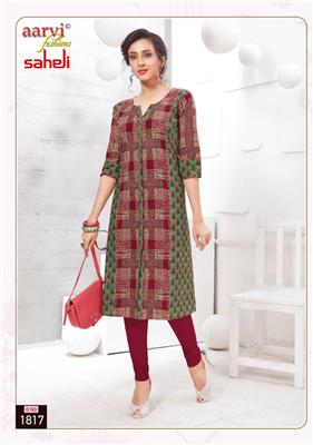 AARVI SAHELI VOL 8 PURE HEAVY COTTON KURTIS