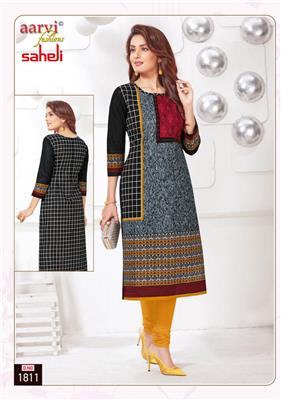 AARVI SAHELI VOL 8 PURE HEAVY COTTON KURTIS