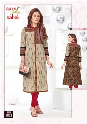 AARVI SAHELI VOL 8 PURE HEAVY COTTON KURTIS