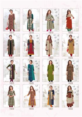 AARVI SAHELI VOL 8 PURE HEAVY COTTON KURTIS