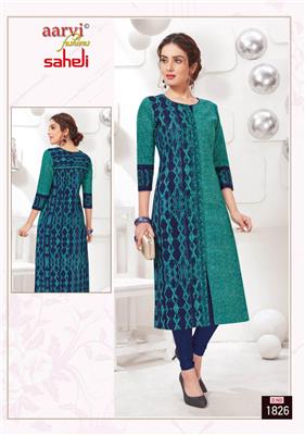 AARVI SAHELI VOL 8 PURE HEAVY COTTON KURTIS