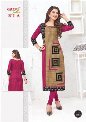 AARVI RIA VOL 1 UNSTITCHED KURTIS SUPPLIER